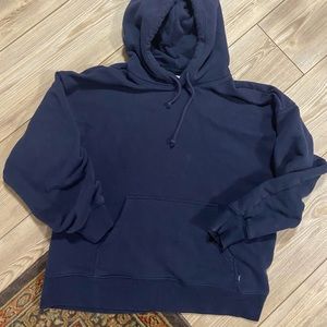 TNA navy blue boyfriend hoodie